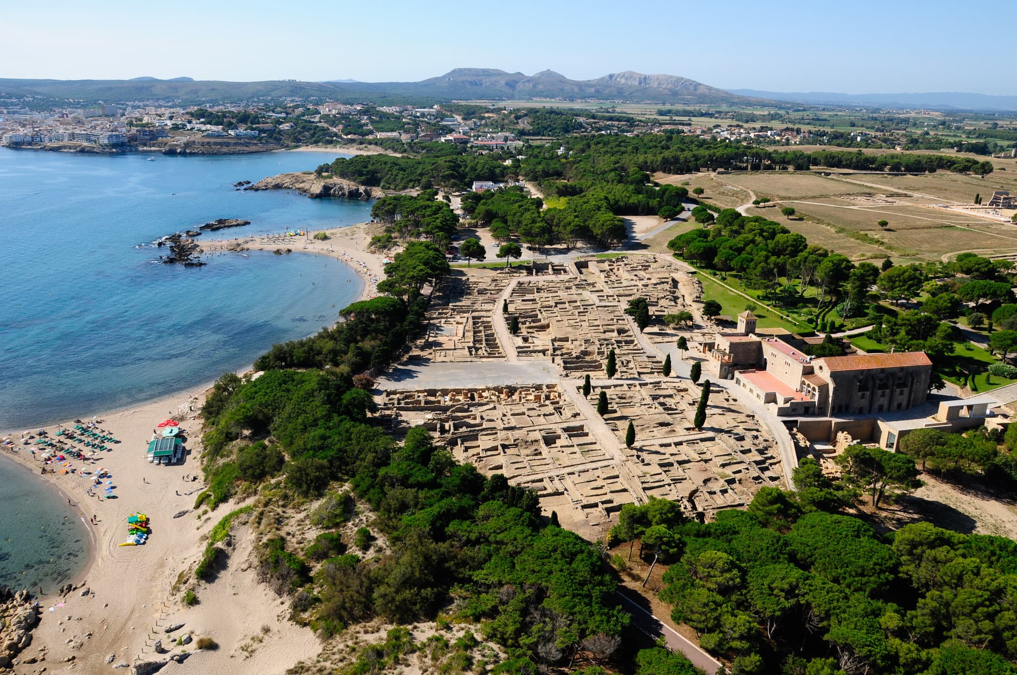 Ruines d'Empúries, site gréco-romain sur la Costa Brava